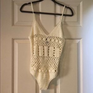 Lf Crotchet bodysuit